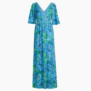LP Addison maxi dress, nearly new condition! Abaco Blue In Turtle Awe, Size 10
